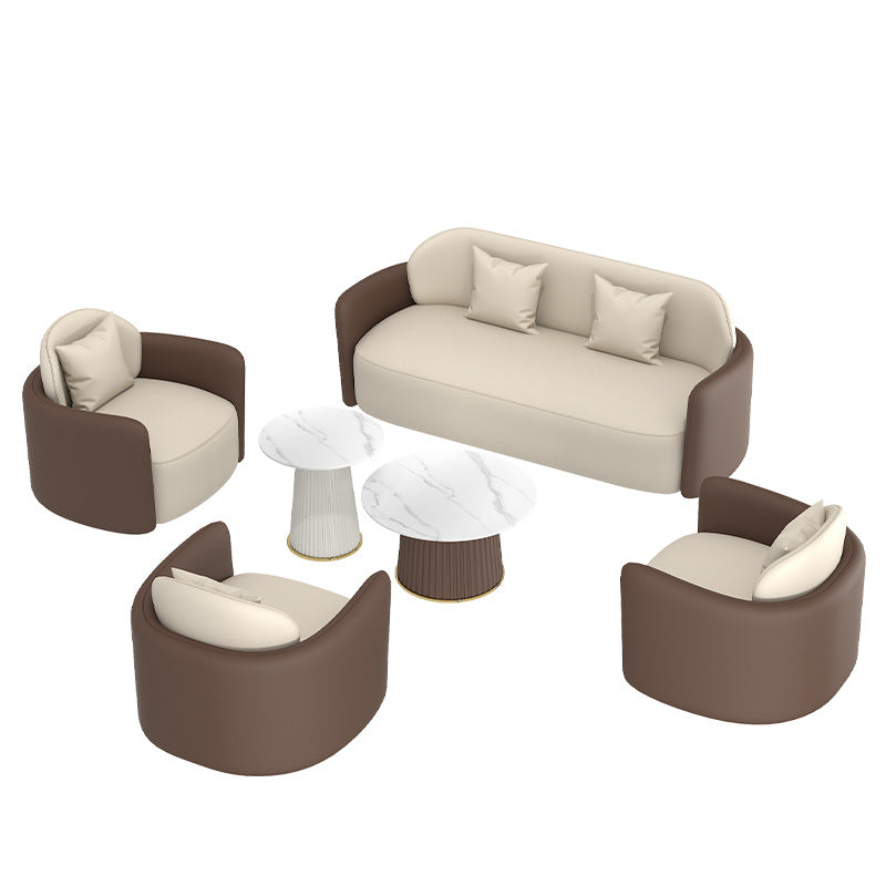 Luxury hotel lobby sofa set, b&b reception & meeting area furniture, lounge & office sofas