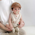 Summer lightweight sleeveless baby romper - newborn bodysuit, cartoon crawling suit for boys and girls