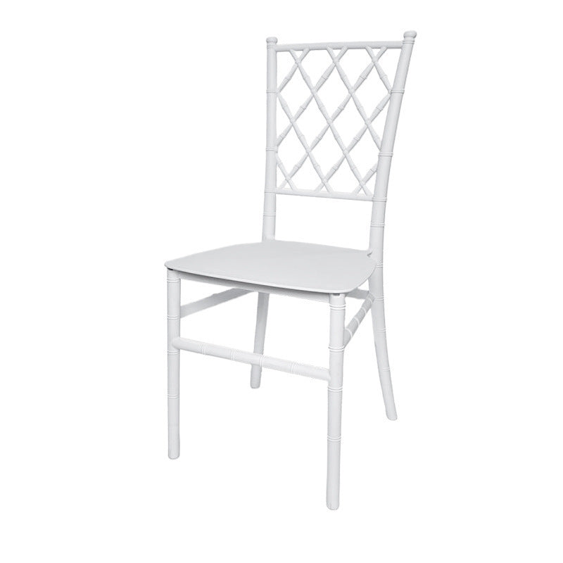 Custom bamboo joint chair back dining chair pp plastic chair home makeup chair wedding hotel party event banquet chair