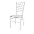 Custom bamboo joint chair back dining chair pp plastic chair home makeup chair wedding hotel party event banquet chair