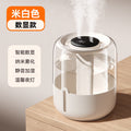 large capacity transparent humidifier with digital display, night light, quiet operation, hydration, gift for office, pregnant women, and baby bedroom