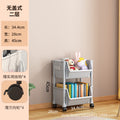 Mobile cart storage rack - multi-tier floor stand for bedroom, home, snacks, living room, bookshelf, and kitchen
