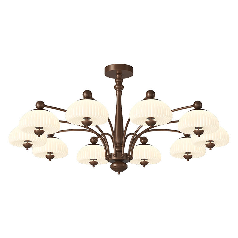 Vintage French medieval style living room chandelier bedroom study American 2025 new full spectrum eye protection hall lamps