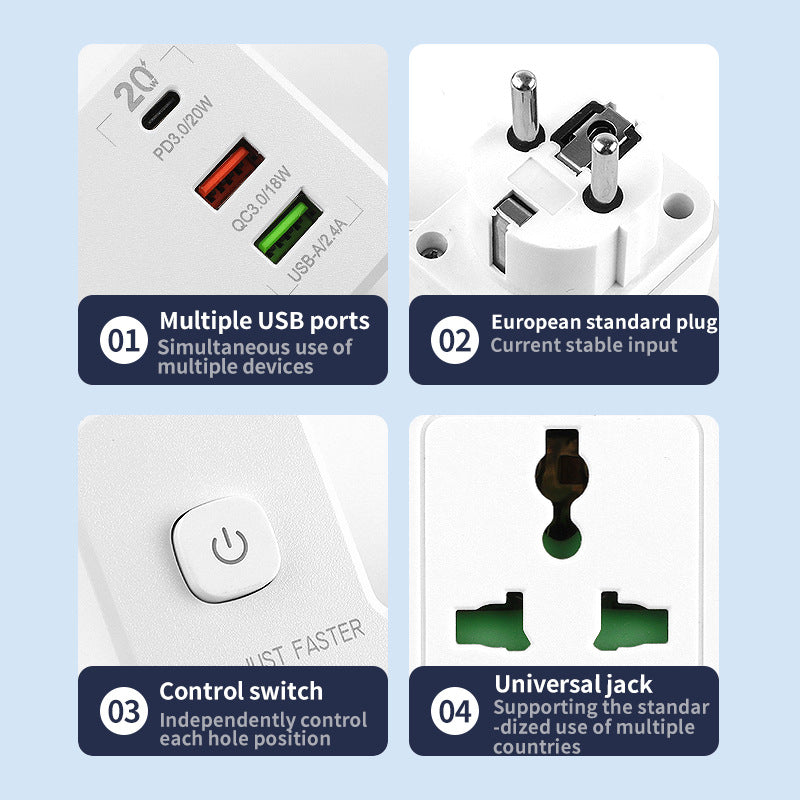 British standard socket converter thailand cambodia drag board european standard plug strip hong kong version 2-pin american plug board hong kong