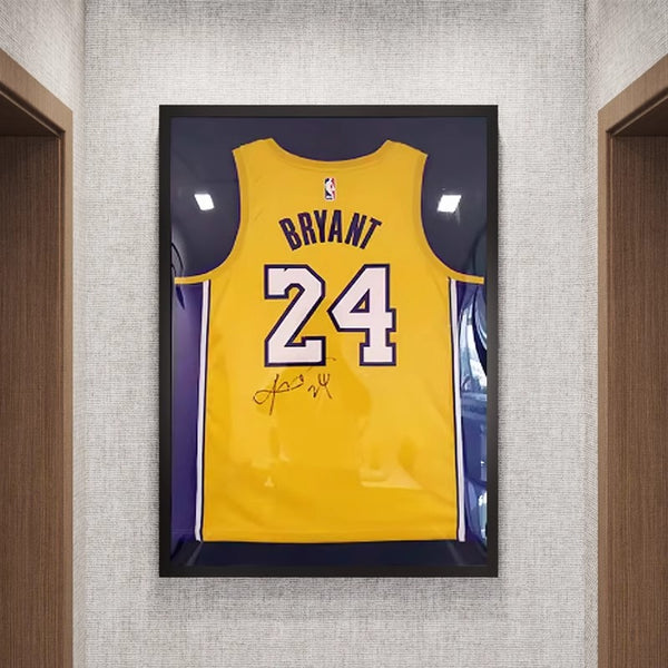 Jersey photo frame mounted wall-mounted football blue ball signature photo clothes commemorative collection display poster painting frame wholesale