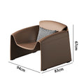 Single crab sofa (khaki)