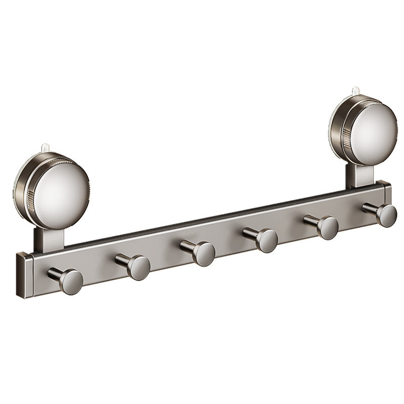 Strong vacuum suction cup door rear row hook storage rack Adhesive hook entry door No punching wall clothing storage hanger