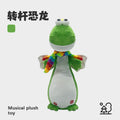 hot-selling singing and dancing cactus learning to speak recording luminous plush toy cartoon dinosaur electric toy