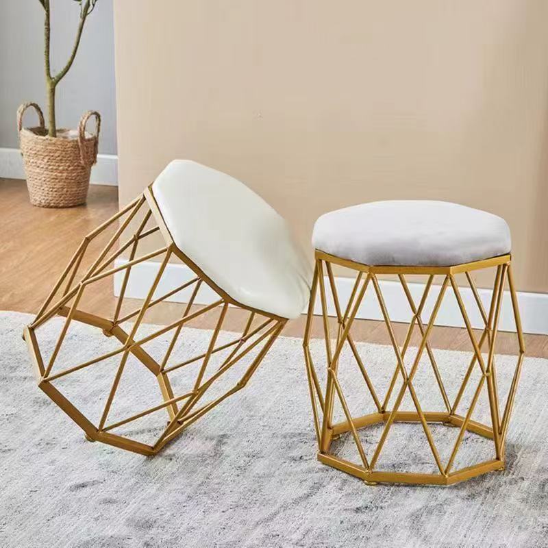 Accessible luxury dressing table bird's nest stool makeup table scandinavian girls bedroom makeup casualpopular octagonal makeup chair