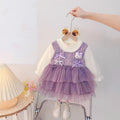 Girls' dress autumn collection  spring new style chic little girl children's princess baby dress cake gown