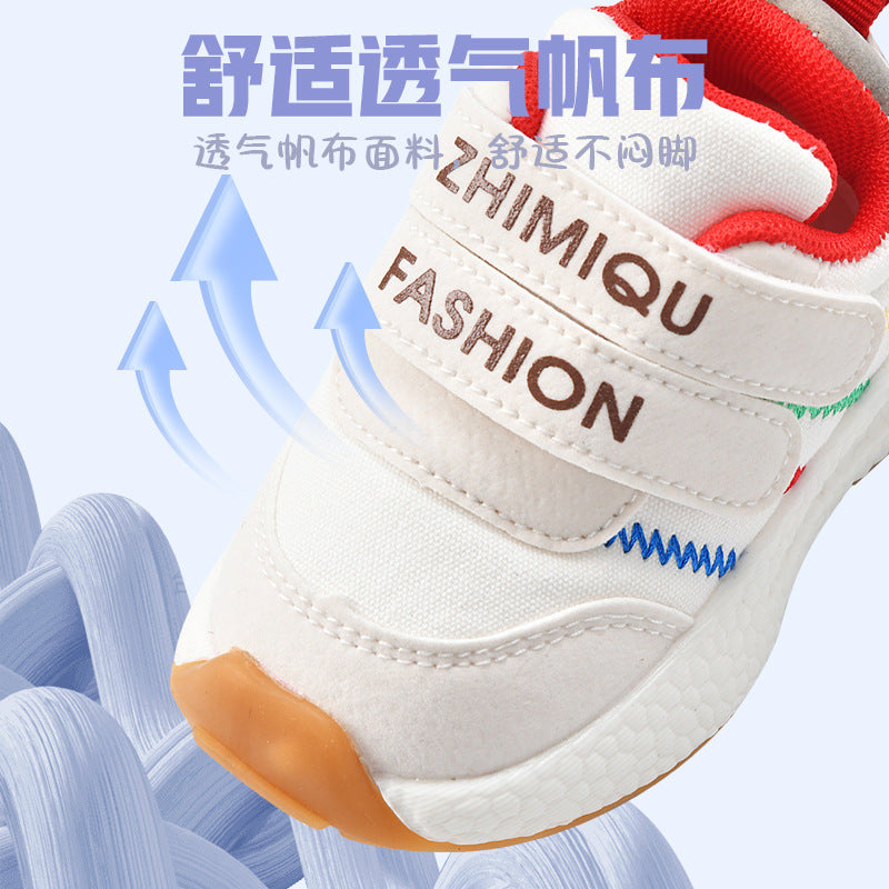Toddler shoes for boys, spring and autumn, 0-1-2 years old, soft sole infant shoes, children's shoes, infant and toddler shoes for girls