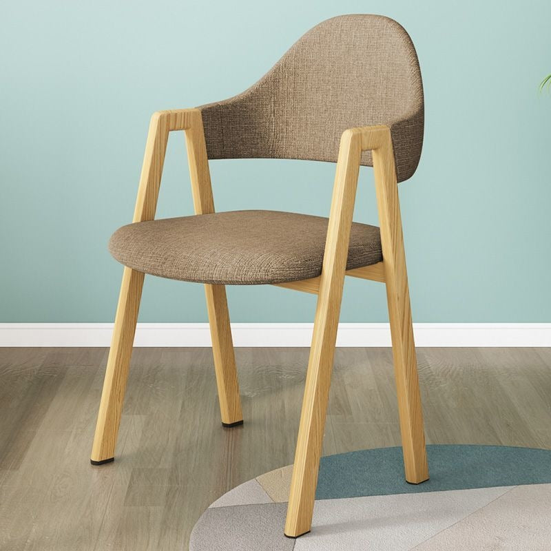 Dining chair home casual modern scandinavian chair bedroom study desk chair casual stool backrest commercial dining table chair
