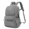 Air cushion backpack - minimalist student backpack for men, sports & outdoor, lightweight, large capacity, middle school & high school, american high street style
