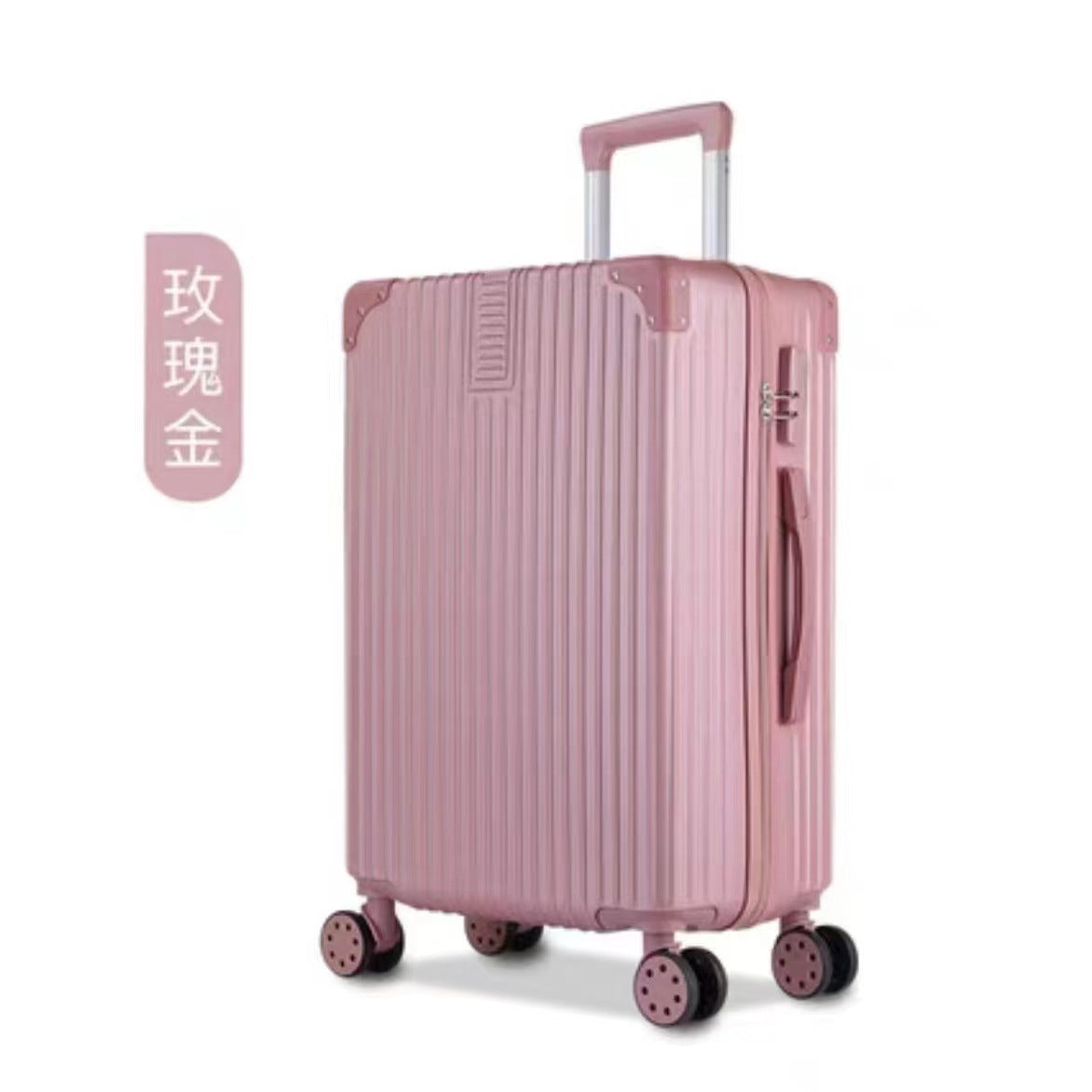 Retro suitcase large capacity high value trolley case universal wheel password case student suitcase leather case wholesale