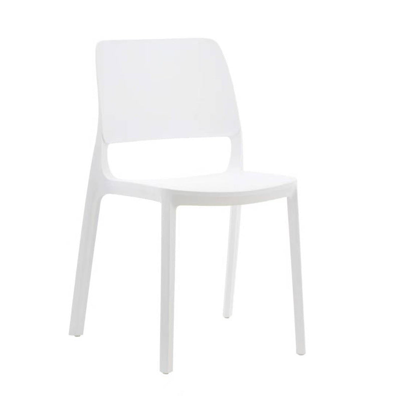 Scandinaviancasual plastic dining chair back chair thickened and stackable for homepopular restaurant restaurant milk tea shop chair