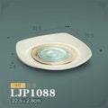 New gold inlaid with jade ljp1088
