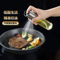 304 stainless steel oil sprayer bottle - convenient press-type oil dispenser for home bbq, glass bottle for reduced fat and oil control
