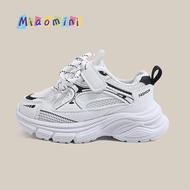 spring new arrivals: kids' athletic shoes - chunky sneakers, breathable mesh, versatile style for boys, girls, and toddlers - trendy casual shoes