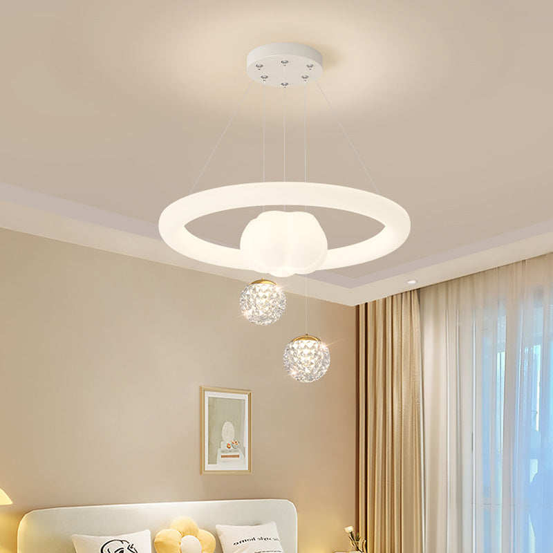 Living room chandelier cream wind modern simple atmosphere dining room light Nordic 2025 new master bedroom Zhongshan lighting