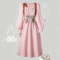 Girls' dress - cross-border children's wear -  spring/autumn new collection - french court style medieval retro long-sleeved princess dress