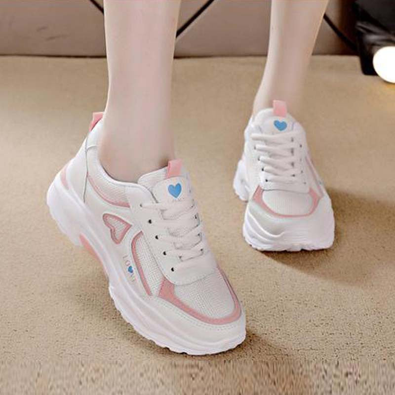 Authentic women's casual sneakers - mesh upper, 2025 summer collection, soft sole, lightweight, breathable, non-slip, comfortable running shoes