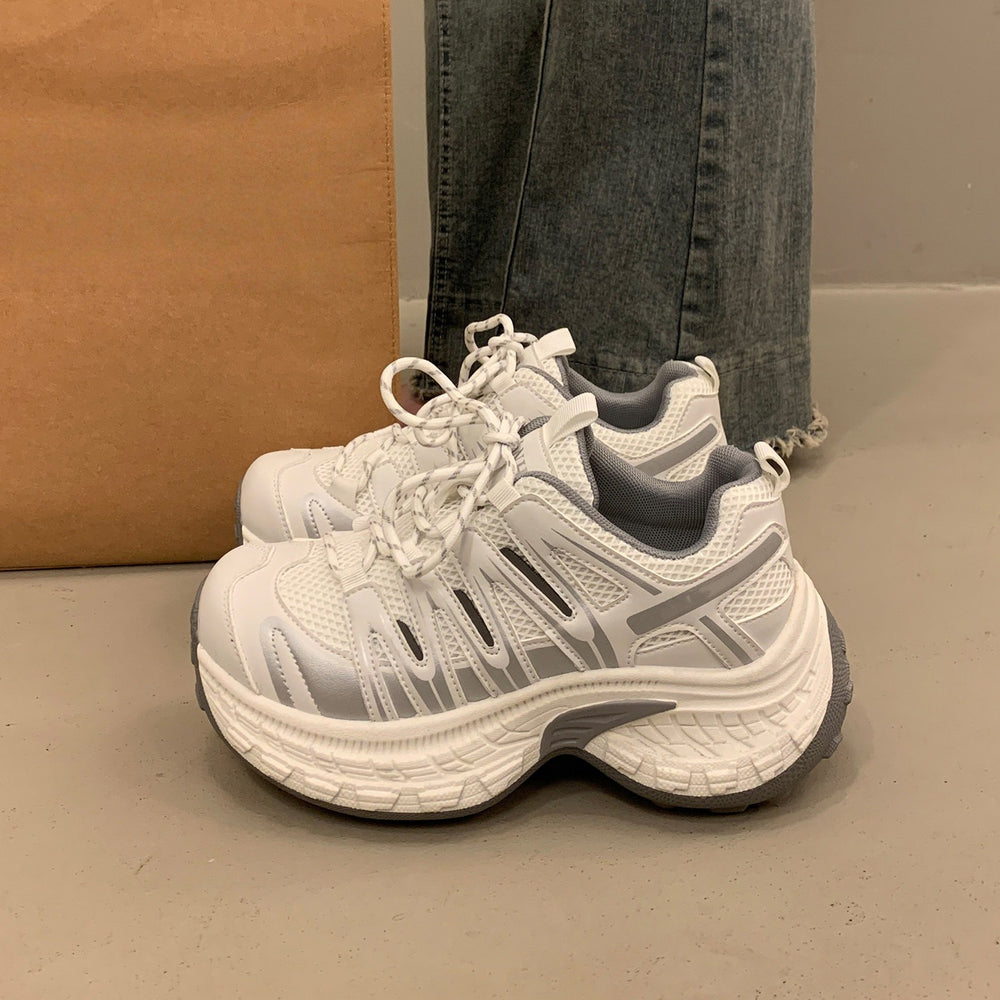 Thick soleheightening dad shoes for women 2026springnew arrival lightweight easiest for matchbest selling super popular sports shoes casualtrendy shoes