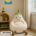 Avocado kids backrest sofa bean bag chair lazy sofa living room casual bedroom kids reading cartoon stool