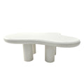 Microcement tea table cashew living room coffee table wabi-sabi style export cream style creative simple small apartment coffee table
