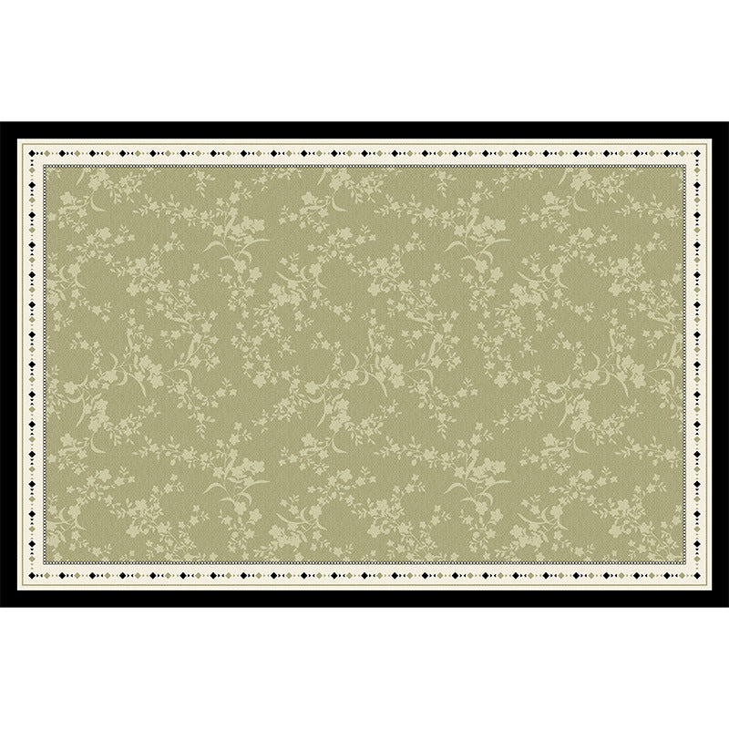 Carpet living room new green medieval style retro home carpet bedroom waterproof accessible luxuryclassy customizable carpet