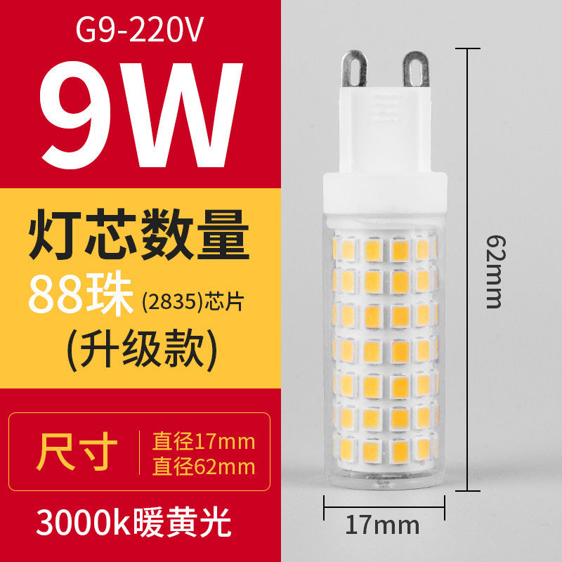 Led g4 bulb - super bright pin-in-pin led light source - small light bulb g9 crystal lamp corn bulb 220v