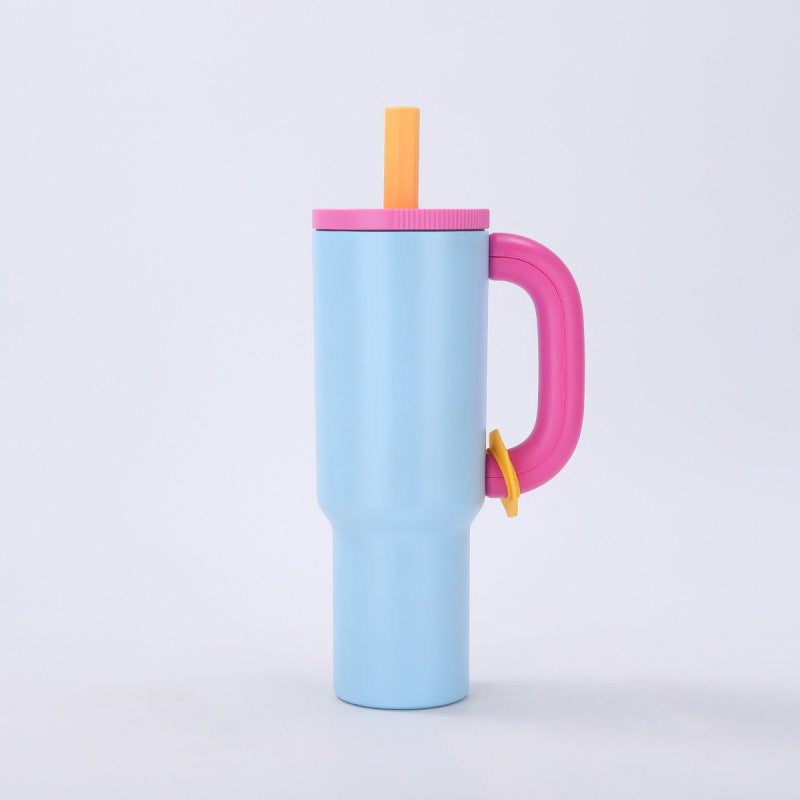 Direct from the source: customizable 40oz stainless steel tumblers for cross-border e-commerce. high-value, large-capacity tumblers with stylish handles - wholesale available