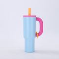 Direct from the source: customizable 40oz stainless steel tumblers for cross-border e-commerce. high-value, large-capacity tumblers with stylish handles - wholesale available