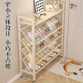 Ultra-slim multi-tier rotating shoe rack: the must-have storage solution for entryways and dorms. simple, modern design