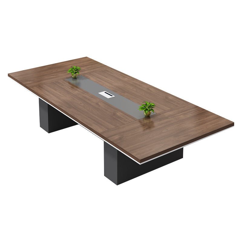 Saint li large conference table, rectangular meeting table, modern minimalist style, ideal for negotiations and boardrooms