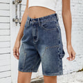 European and american cross-border  summer street   washed new fashion cool denim pants for women