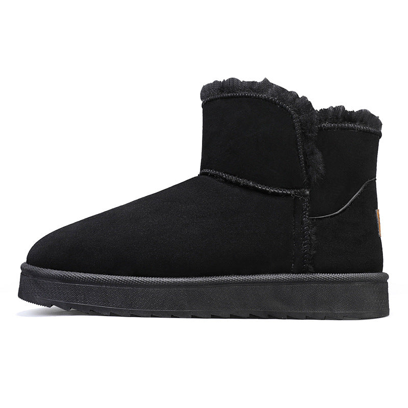 Northeastern snow boots for men winterheattechfleece-linedthickened sports minus 40 degrees cold-proof fur all-in-one bread cotton shoes