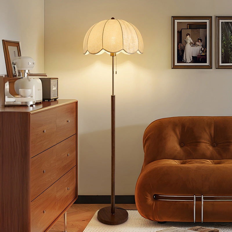 Floor lamp nordic retro medieval living room sofa minimalist decorative atmosphere lamp eye protection bedroom bedside cross-border wholesale