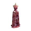 European and american cross-border women's clothing:  summer new arrival - elegant printed slim-fit sleeveless maxi dress with tie detail
