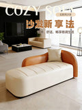 Accessible luxury clothing store reception sofa beauty salon negotiation rest area casual sofa optional direction long bread shape