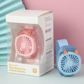 Children's day gift watch fan - mini usb rechargeable portable silent wrist fan for students