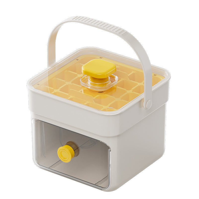 Press Ice Grid Ice Cube Mold Ice Box Frozen Ice Hockey Artifact Abrasives Large Capacity Ice Storage Household Food Grade Refrigerator