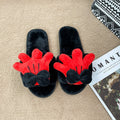 New arrivalinsgirlcasualhomecute cartoonfashion elements one-strap indoor casualstuffed slippers