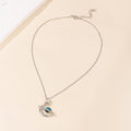 2024 autumn new arrival cross-border jewelry women's diamond-studded star pendant fashionable versatile alloy moon necklace wholesale