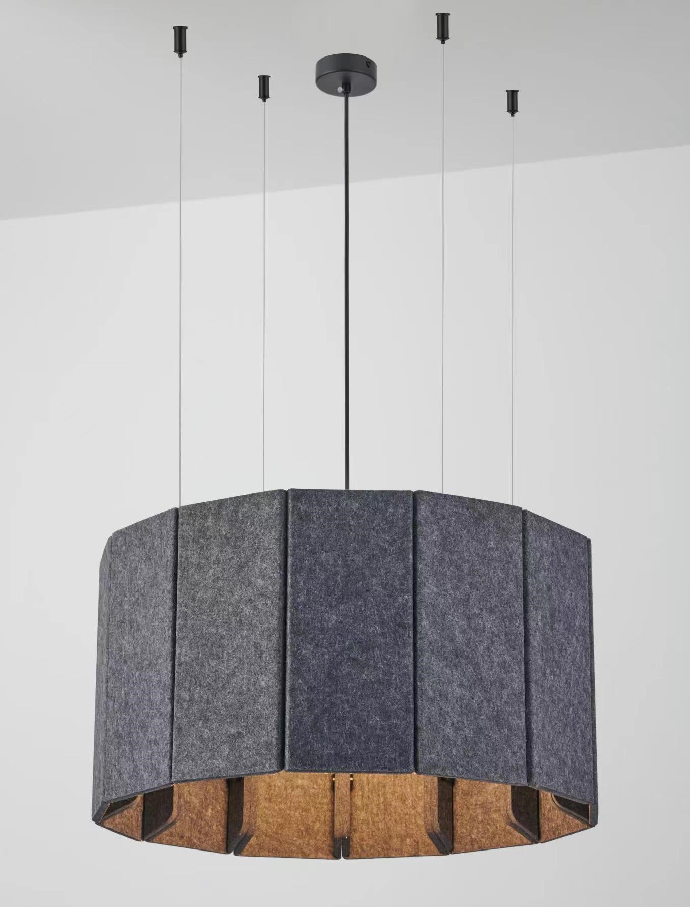 Felt chandelier, restaurant light, bar counter store, modern simple sound-absorbing cafe, home improvement lighting, Zhongshan ancient town lamps