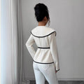 european and american cross-border spring new arrivals: elegant, chic, and slimming korean-style designer women's top