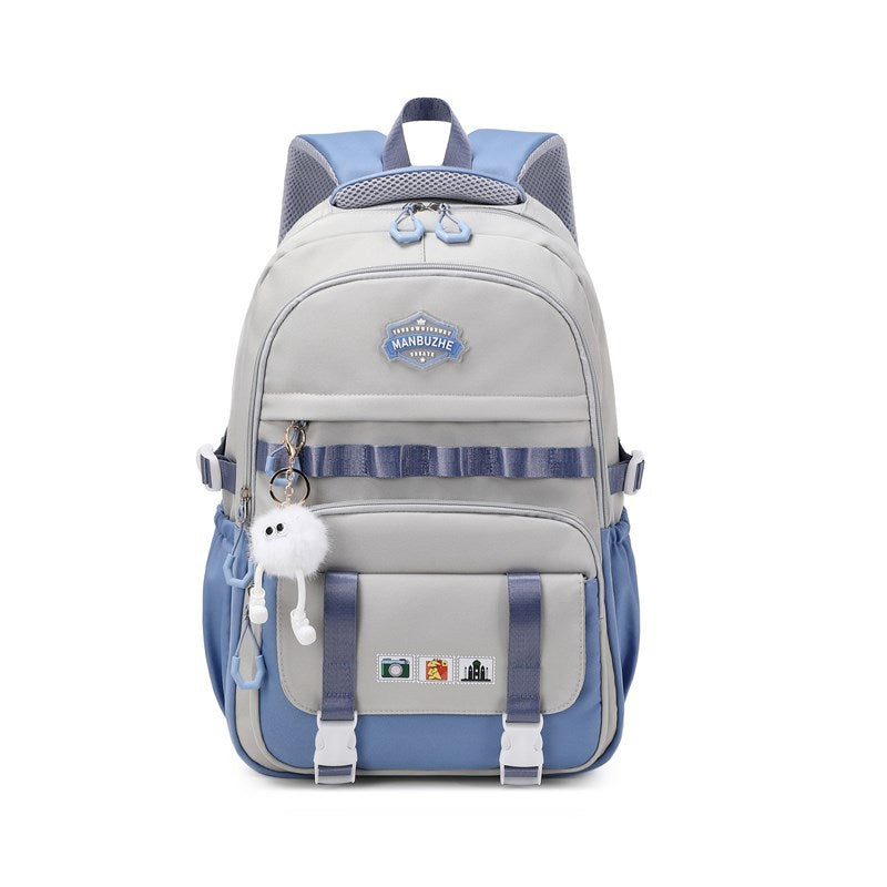 New Trend Junior High School High School Student School Bag High Value Large Capacity Backpack Fashion Casual Durable Backpack