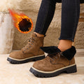 autumn new arrival: plus-size fleece-lined martin boots for women, sizes 36-43. wholesale available for  &  dropshipping