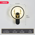 New arrival wall lamp deer head normcoreaccessible luxury modern pastoral style grids starry sky spotlight background wall master bedroom pair
