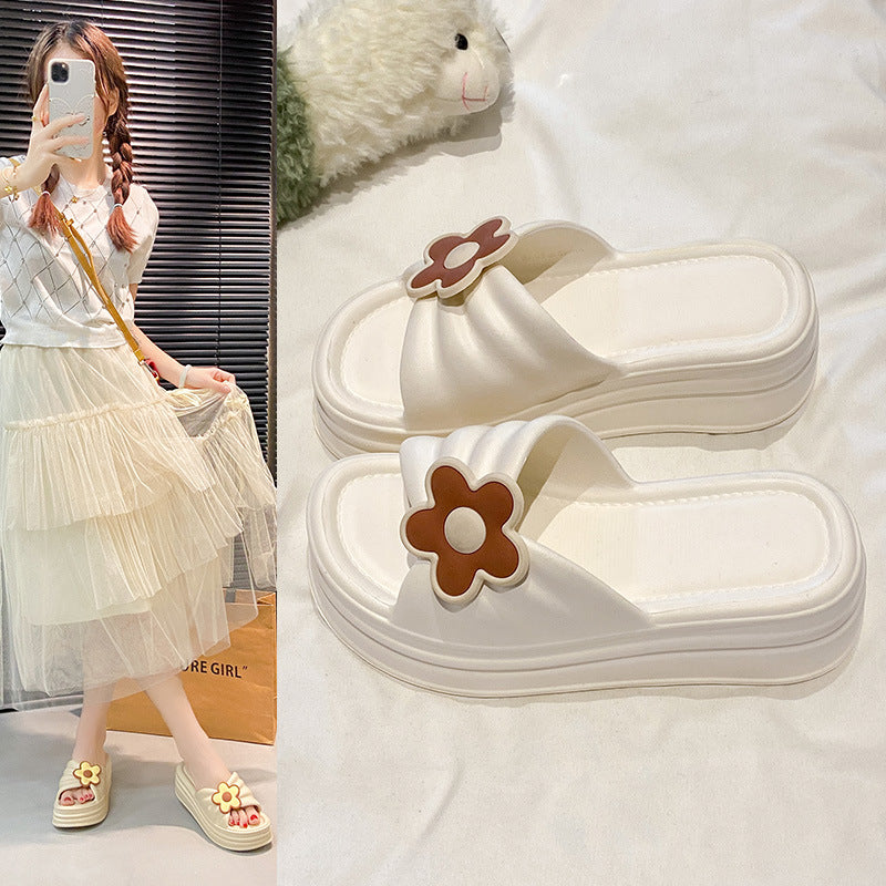 New eva platform wedge slides for women - versatile, trendy, and stylish