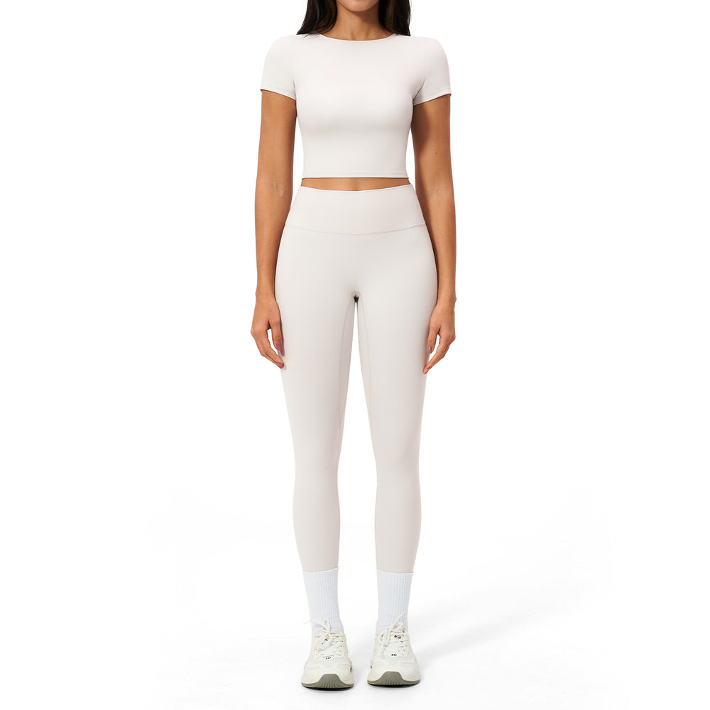 quick-drying yoga clothes suit breathable elastic casual yoga suit seamless running fitness clothes for women 2551
